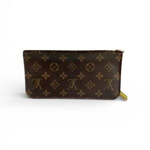 Authentic Louis Vuitton Insolite long wallet classic monogram canvas